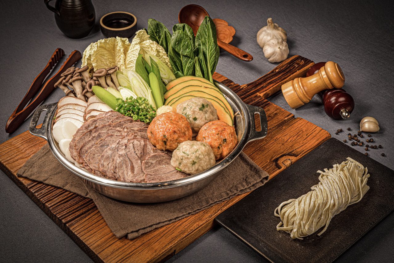 굴림만두 수육전골(1인이상주문가)